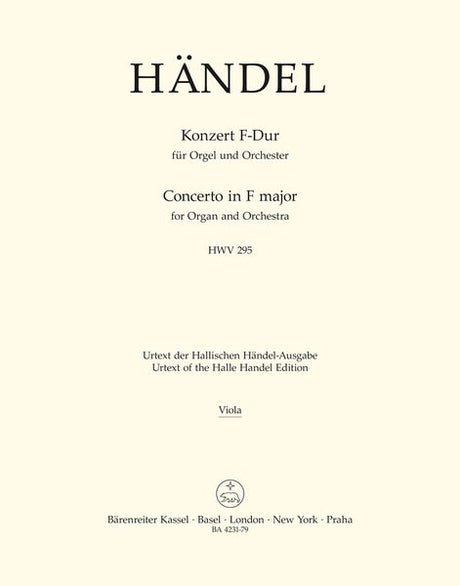 Handel: Organ Concerto No. 13 in F Major, HWV 295