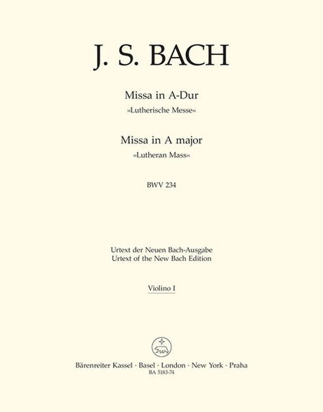 Bach: Missa in A Major, BWV 234