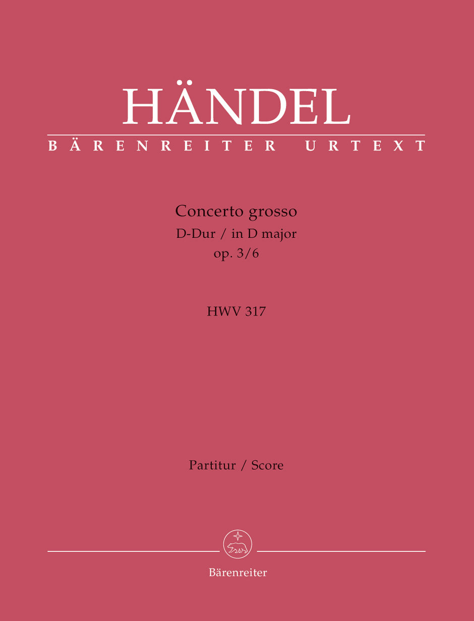 Handel: Concerto grosso in D Major, HWV 317, Op. 3, No. 6