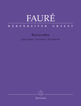 Fauré: Barcarolles