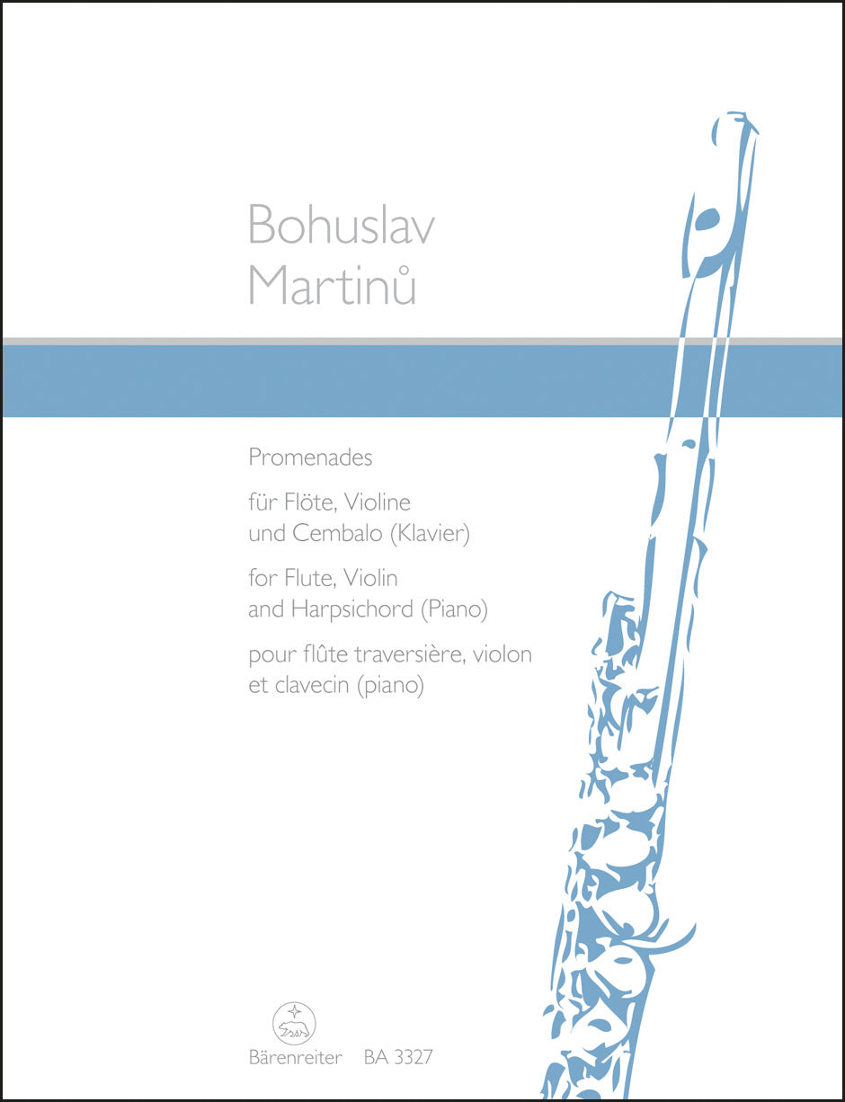 Martinů: Promenades for Flute, Violin and Harpsichord (Piano)