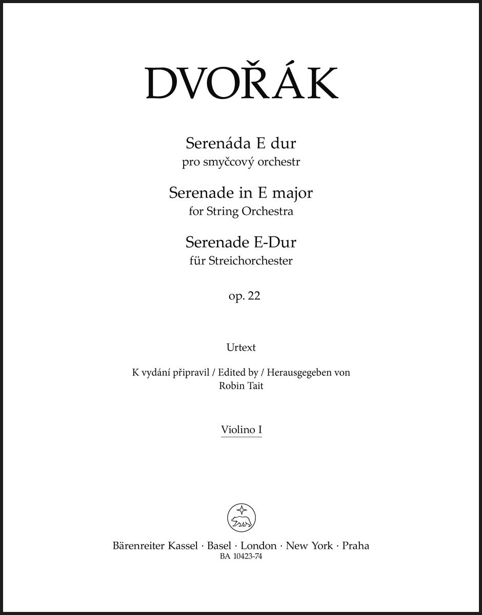 Dvořák: Serenade in E Major, Op. 22