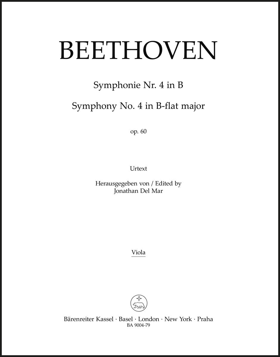 Beethoven: Symphony No. 4 in B-flat Major, Op. 60