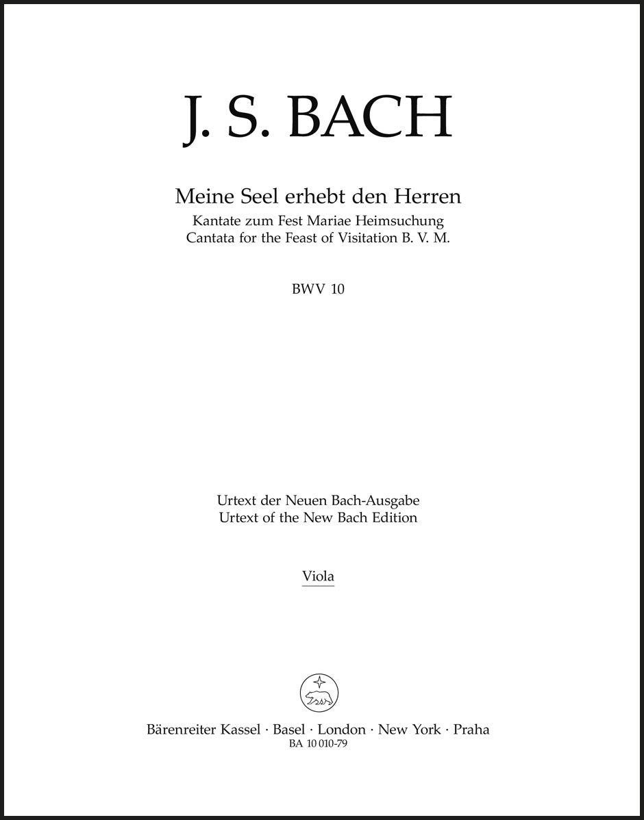 Bach: Meine Seel erhebt den Herren, BWV 10