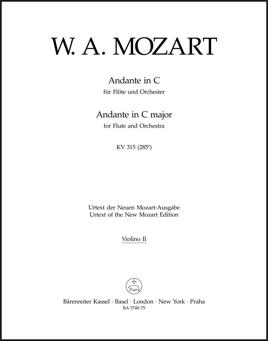 Mozart: Andante in C Major, K. 315 (285e)