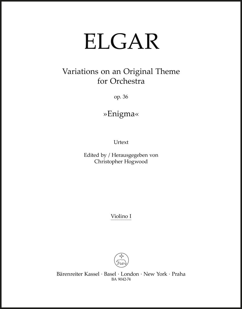 Elgar: Variations on an Original Theme, Op. 36