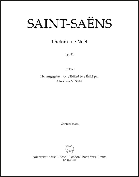 Saint-Saëns: Oratorio de Noël, Op. 12