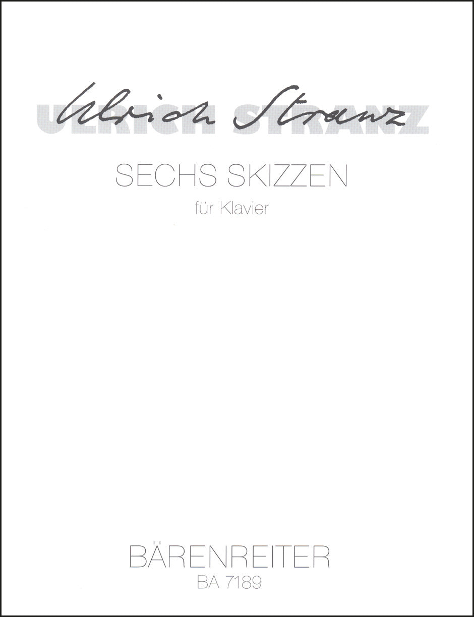 Stranz: 6 Skizzen (Sketches)