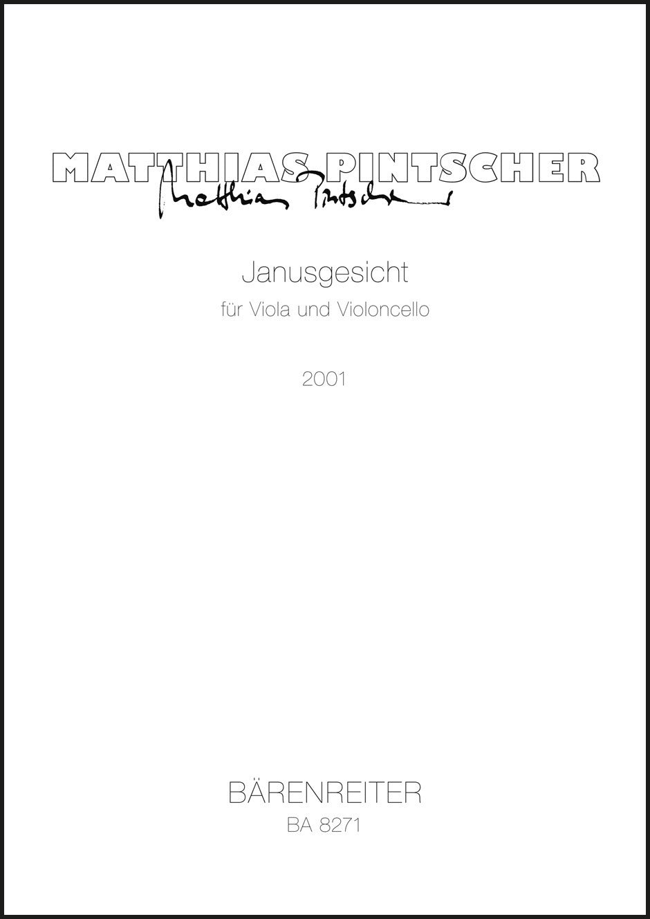 Pintscher: Janusgesicht