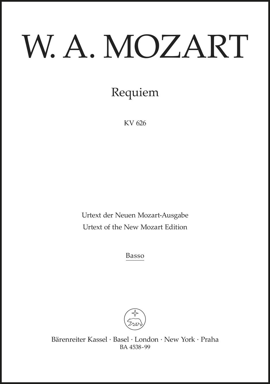 Mozart: Requiem, K. 626 (completed by Süssmayr)