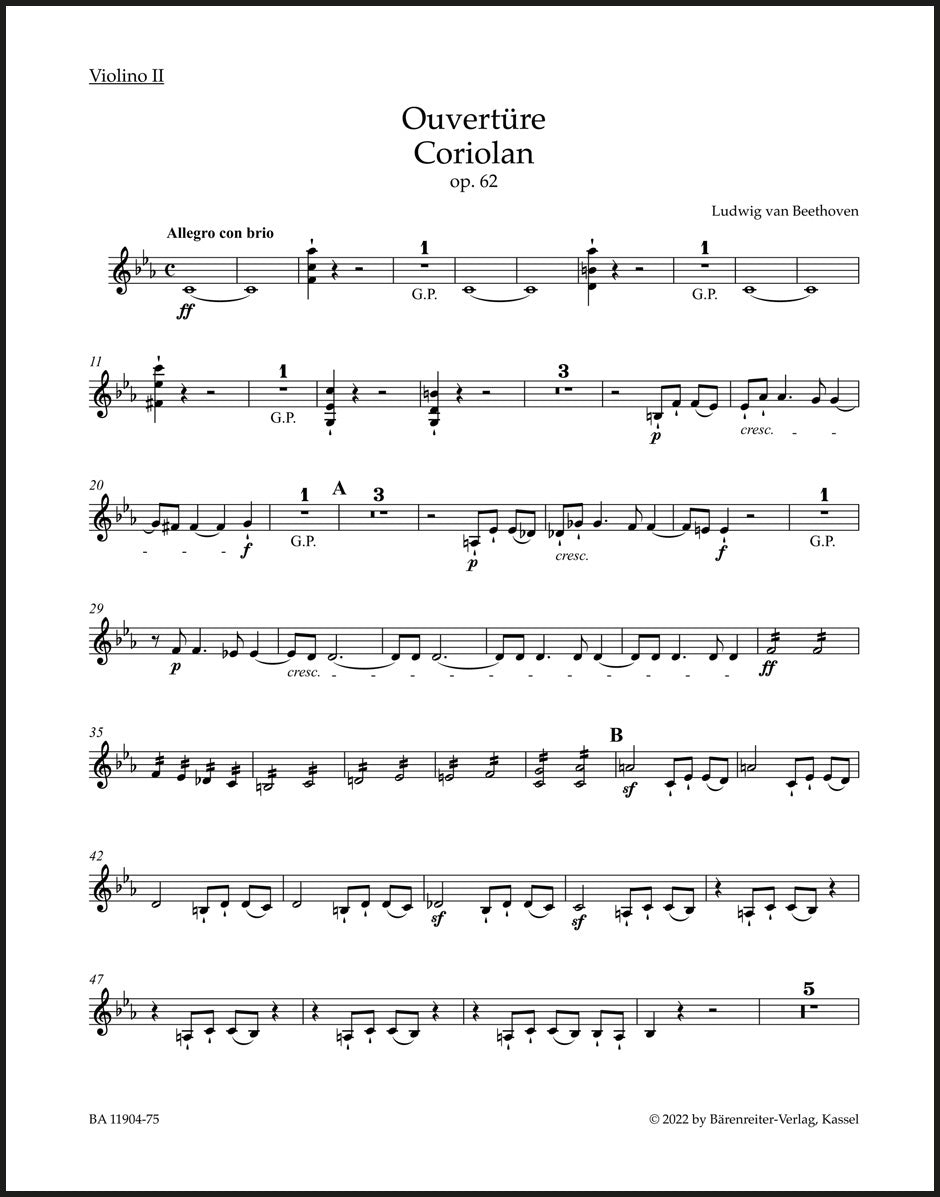 Beethoven: Coriolan Overture, Op. 62