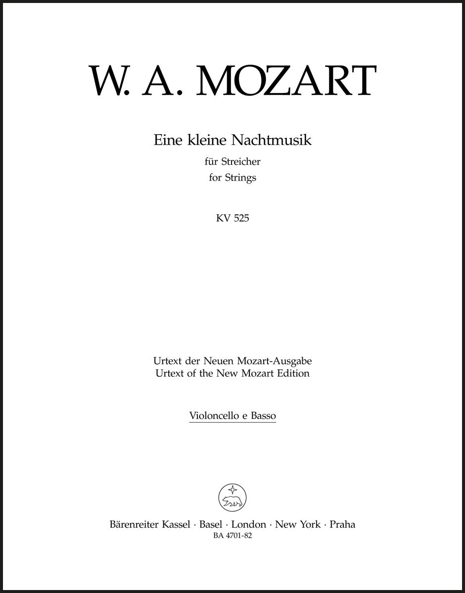 Mozart: Eine kleine Nachtmusik for Strings, K. 525