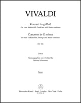 Vivaldi: Concerto for 2 Cellos in G Minor, RV 531