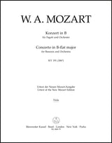 Mozart: Bassoon Concerto in B-flat Major, K. 191 (186e)