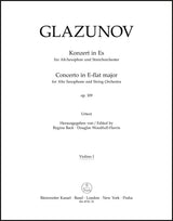 Glazunov: Alto Saxophone Concerto in E-flat Major, Op. 109