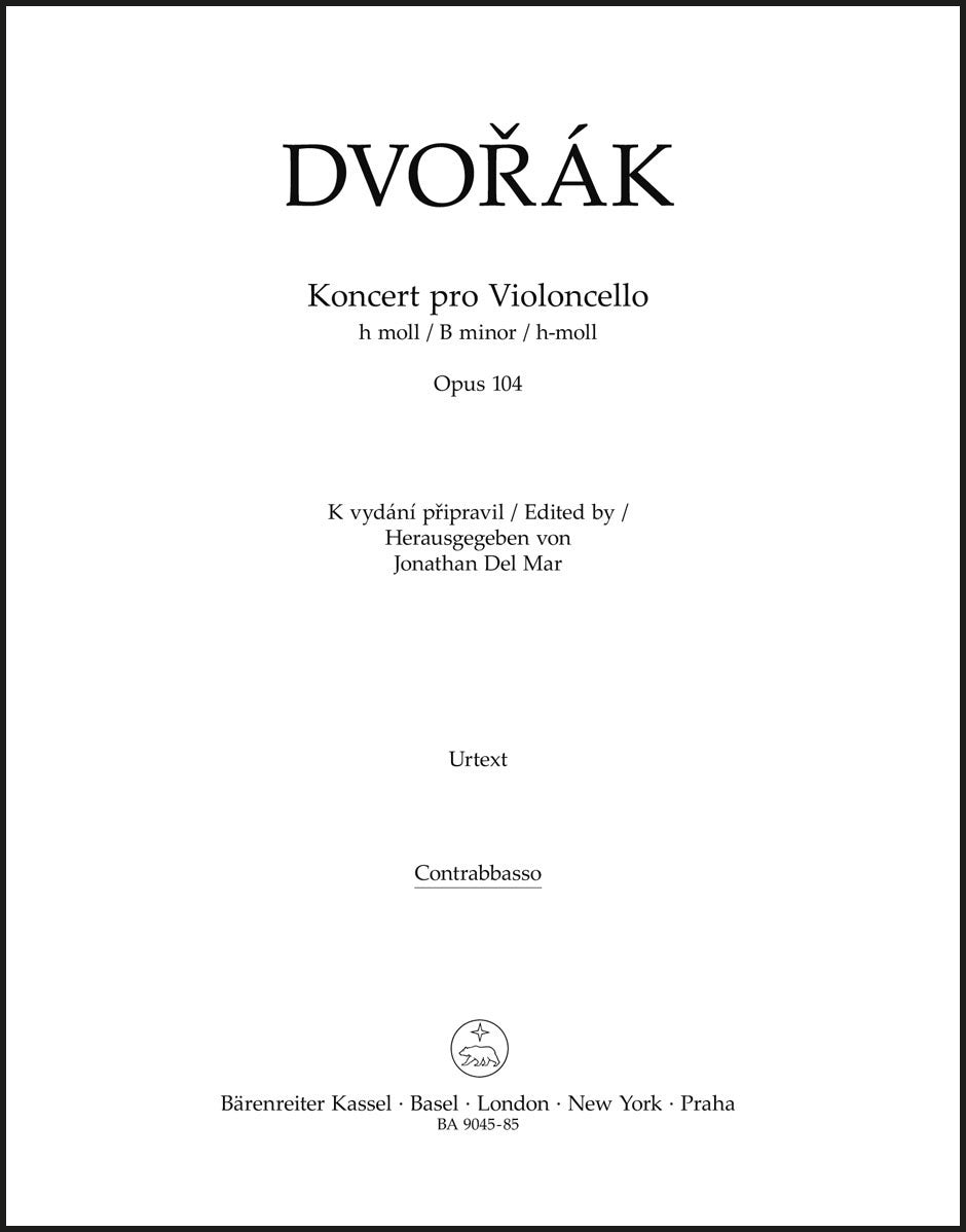 Dvořák: Cello Concerto in B Minor, Op. 104