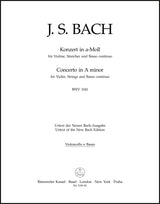 Bach: Violin Concerto in A Minor, BWV 1041