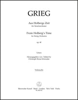 Grieg: From Holberg's Time, Op. 40 (Version for String Orchestra)