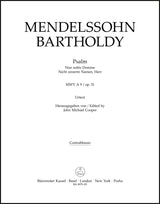 Mendelssohn: Psalm - "Non noto Domine" / "Nicht unserm Namen, Herr", MWV A 9, Op. 31