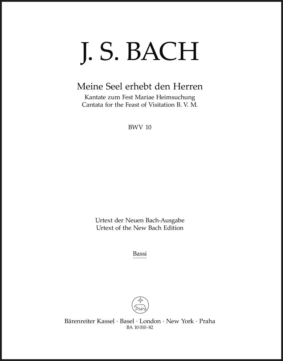 Bach: Meine Seel erhebt den Herren, BWV 10