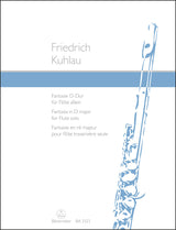 Kuhlau: Fantasia in D Major for Solo Flute