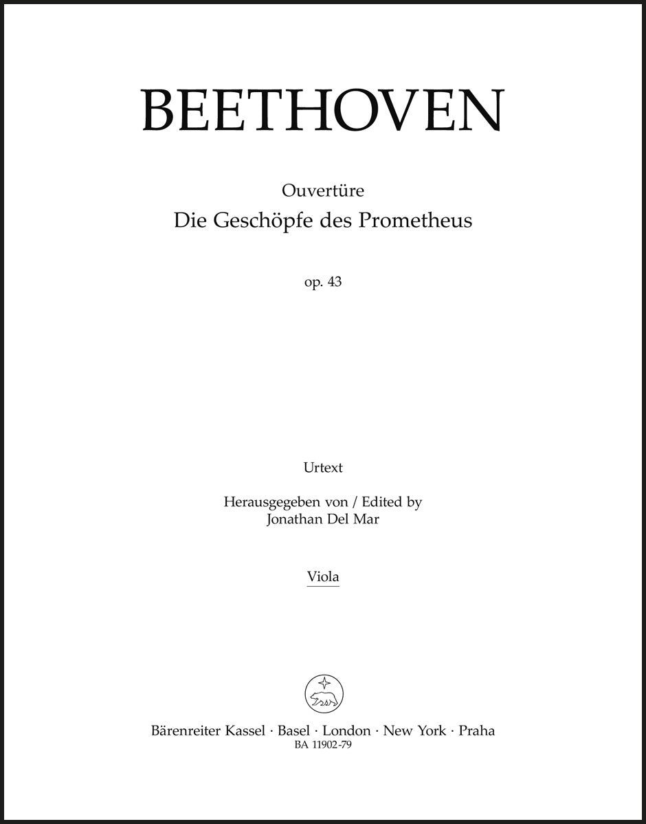 Beethoven: Overture to The Creatures of Prometheus, Op. 43