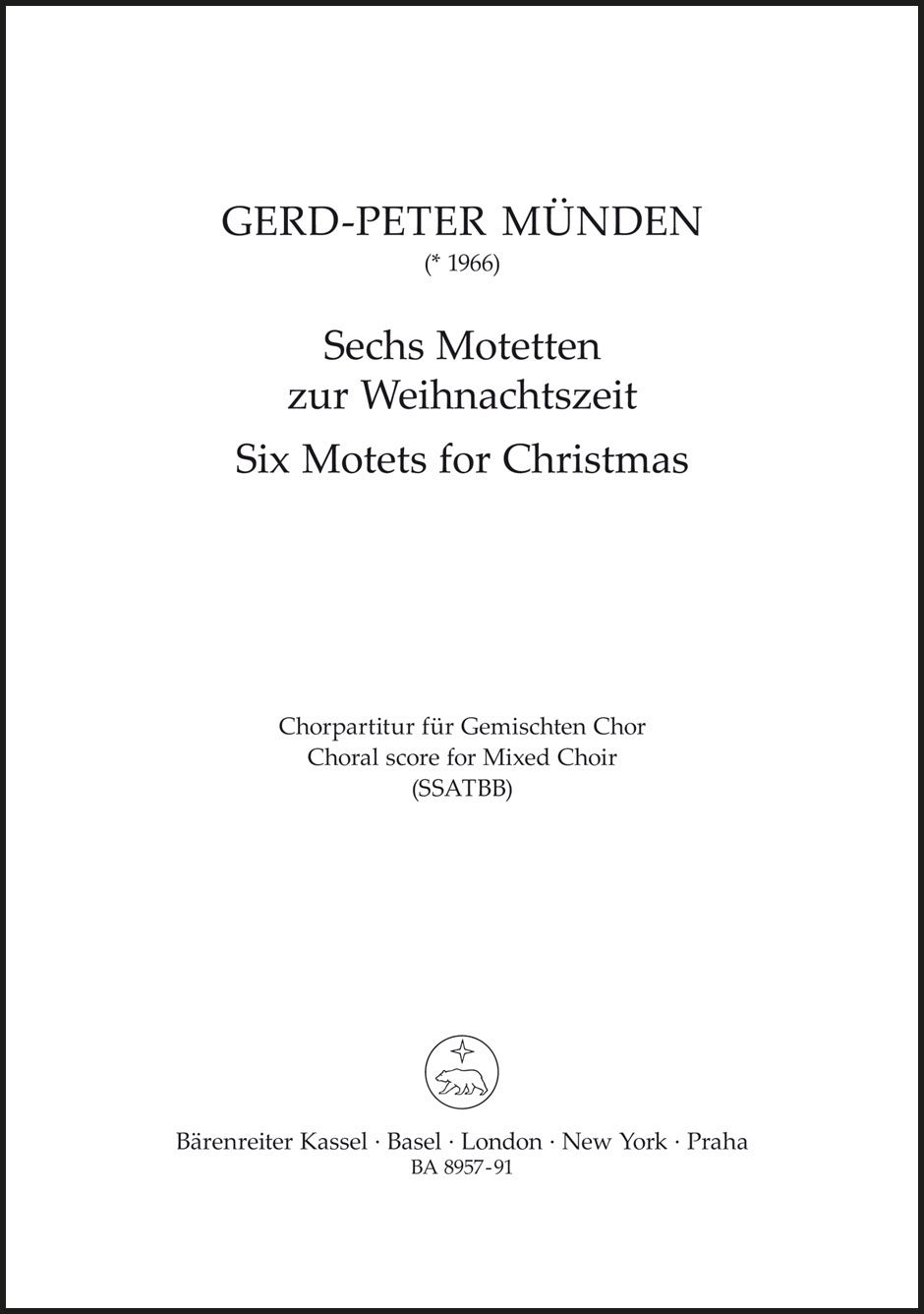 Münden: 6 Motets for Christmas