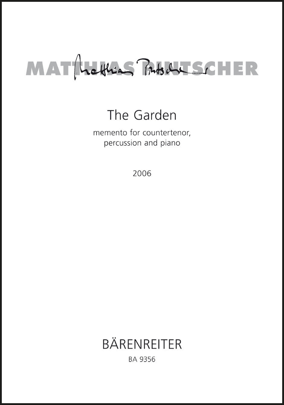 Pintscher: The Garden