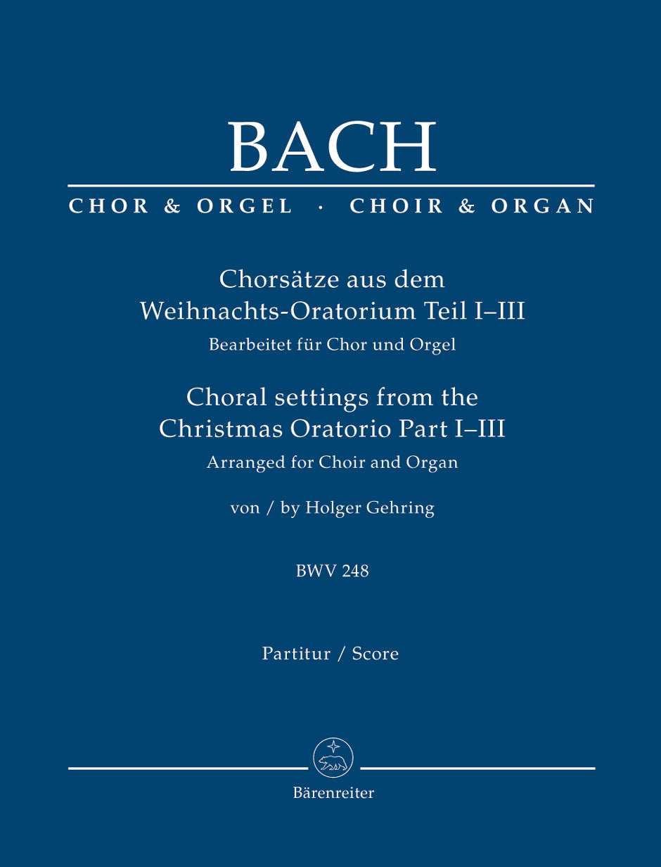 Bach: Choral Settings from the Christmas Oratorio (arr. for choir & organ)