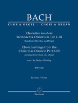 Bach: Choral Settings from the Christmas Oratorio (arr. for choir & organ)