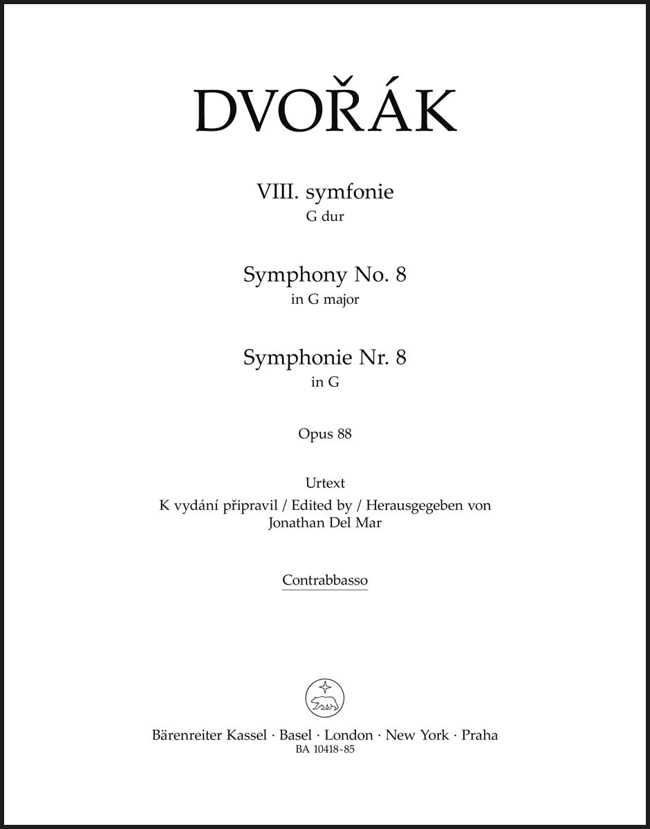 Dvořák: Symphony No. 8 in G Major, Op. 88