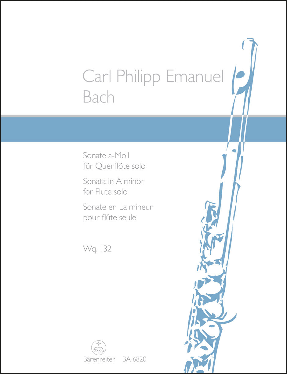 C.P.E. Bach: Flute Sonata in A Minor, Wq. 132