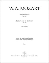 Mozart: Symphony No. 47 in D Major, K. 97 (73m)