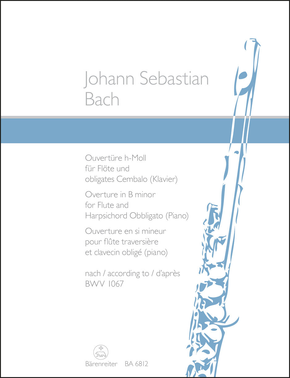 Bach: Overture in B Minor for Flute and Harpsichord Obbligato