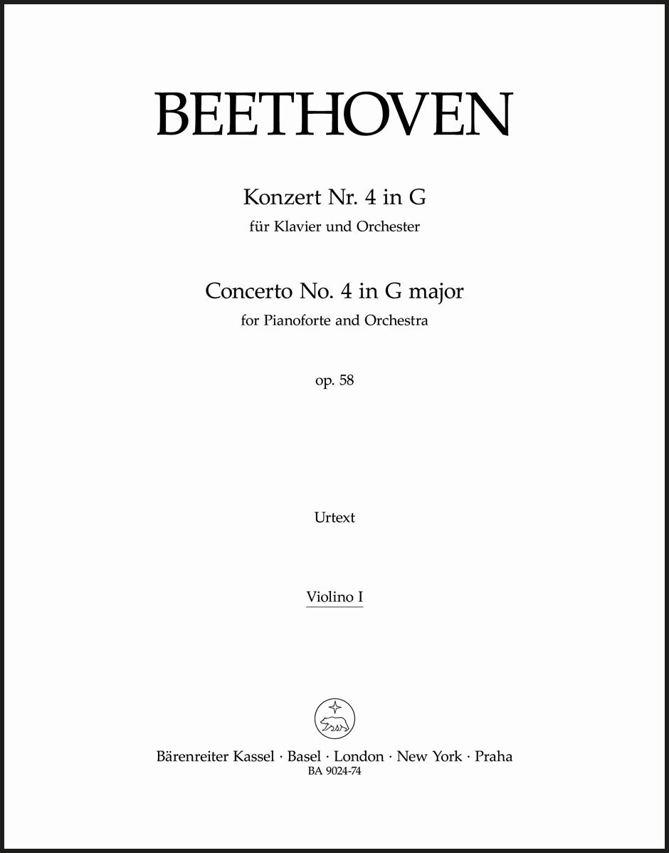 Beethoven: Piano Concerto No. 4 in G Major, Op. 58