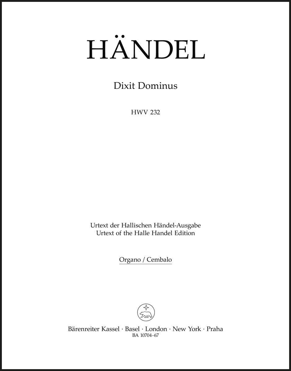 Handel: Dixit Dominus, HWV 232