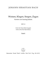 Bach: Weinen, Klagen, Sorgen, Zagen, BWV 12