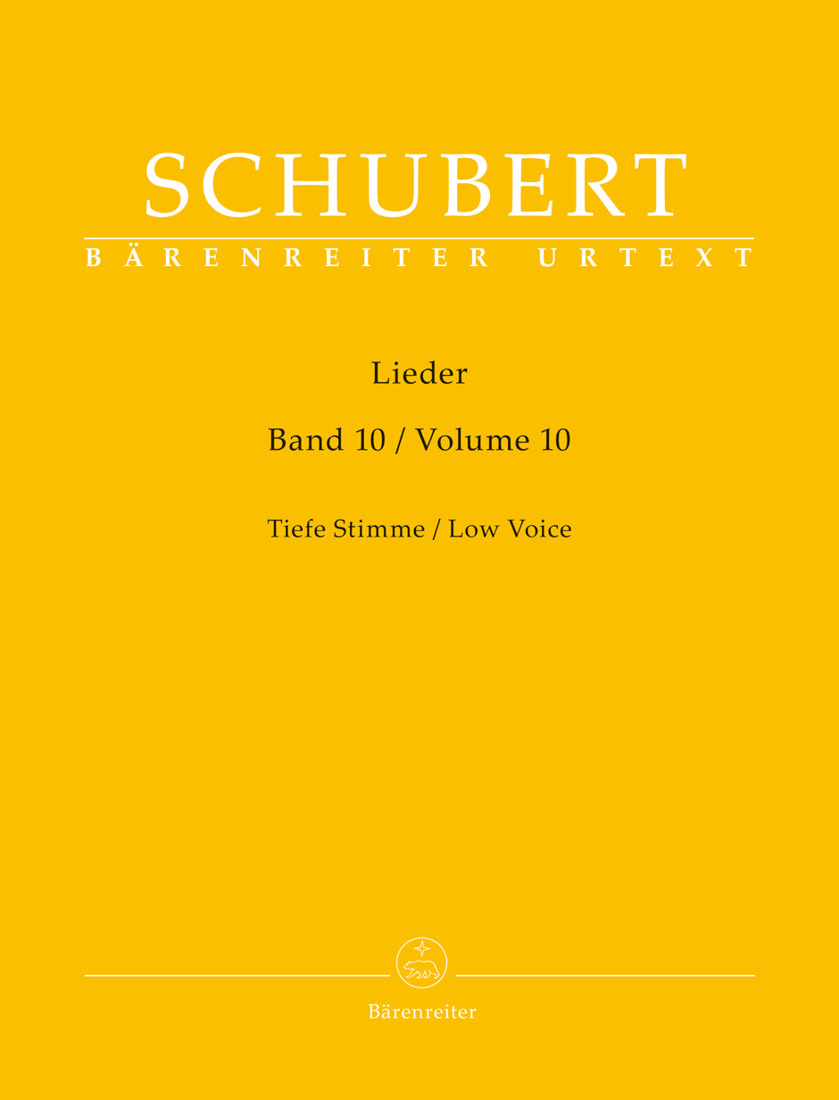 Schubert: Lieder - Volume 10