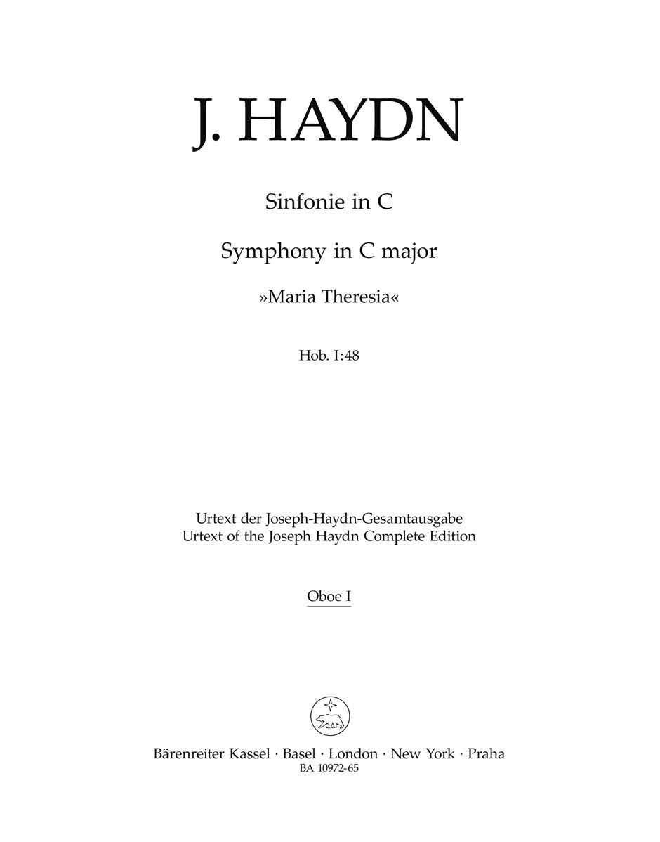 Haydn: Symphony in C Major, Hob. I:48 ("Maria Theresia")