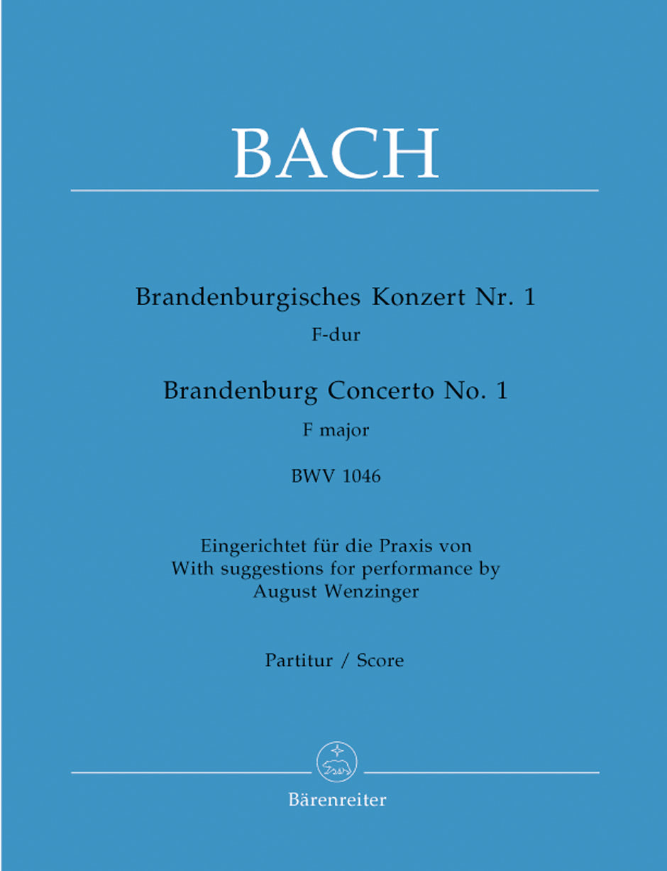 Bach: Brandenburg Concerto No. 1 in F Major, BWV 1046 (with performance markings)