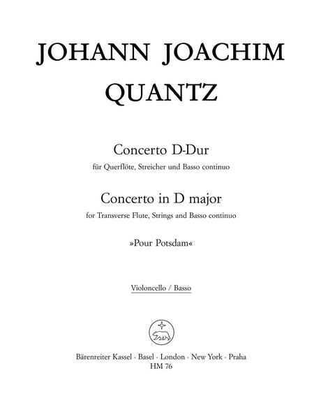 Quantz: Flute Concerto in D Major ("Pour Potsdam")