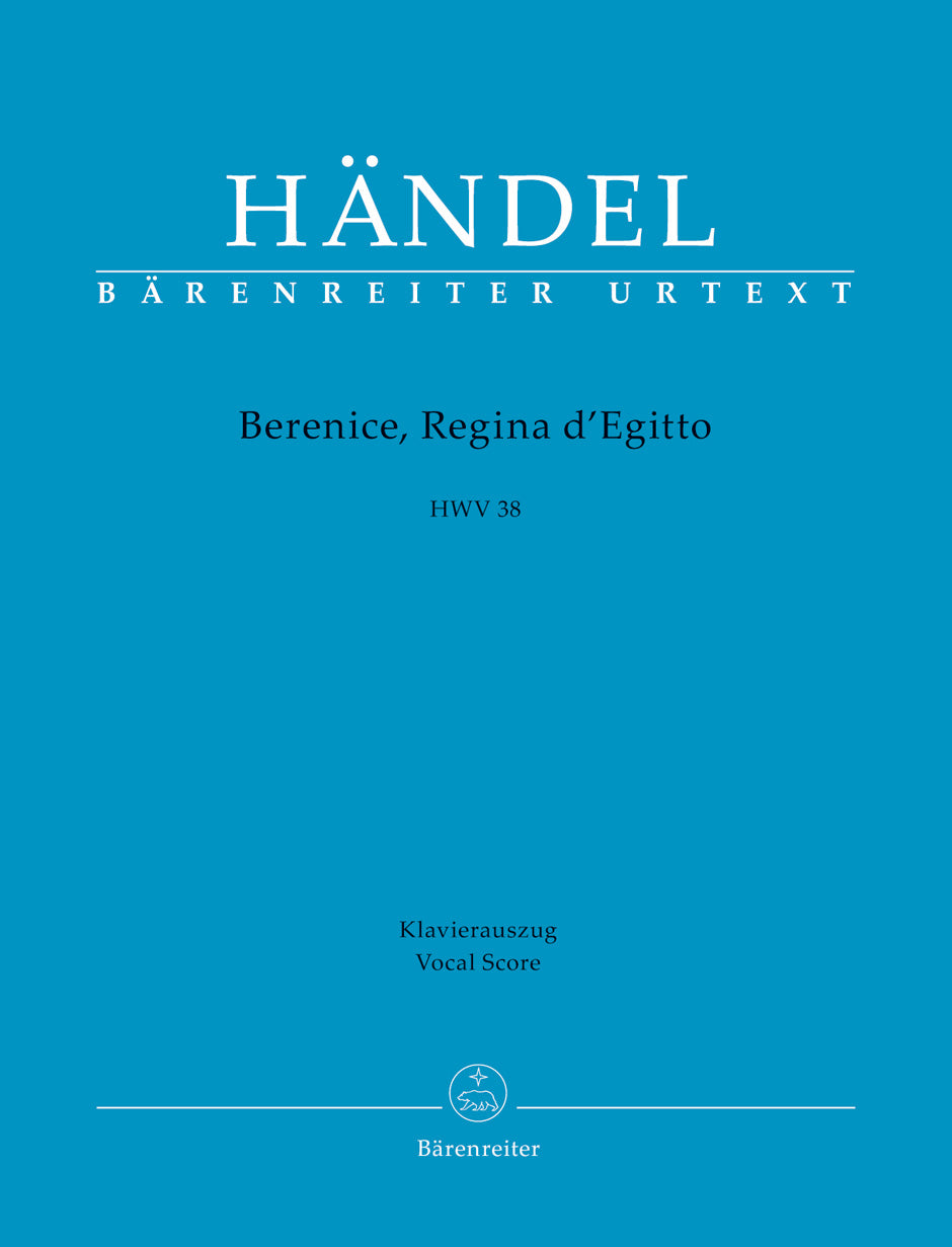 Handel: Berenice, Regina d'Egitto, HWV 38