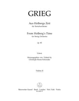 Grieg: From Holdberg's Time, Op. 40 (Version for String Orchestra)