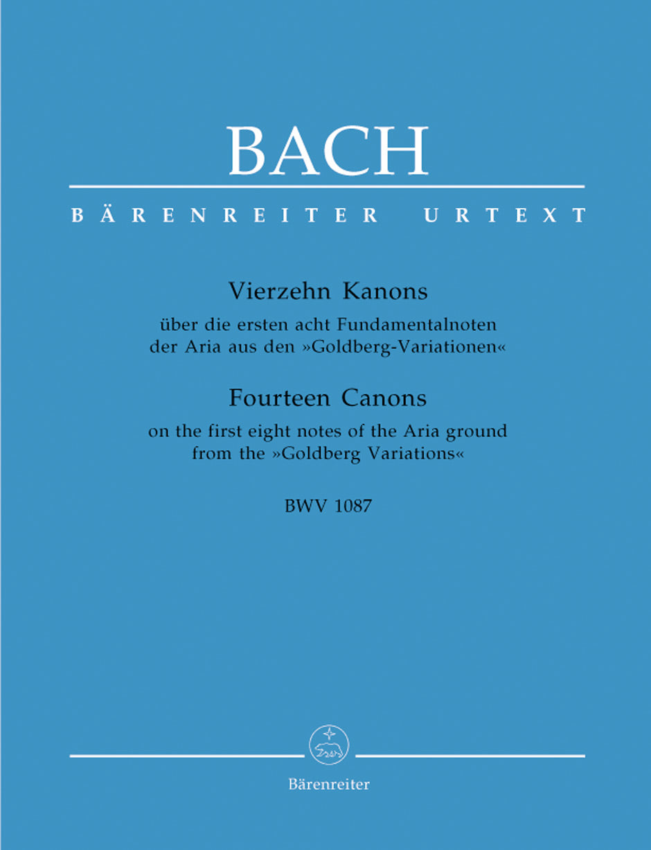 Bach: 14 Canons on the first eight notes of the Aria ground from the "Goldberg Variations," BWV 1087