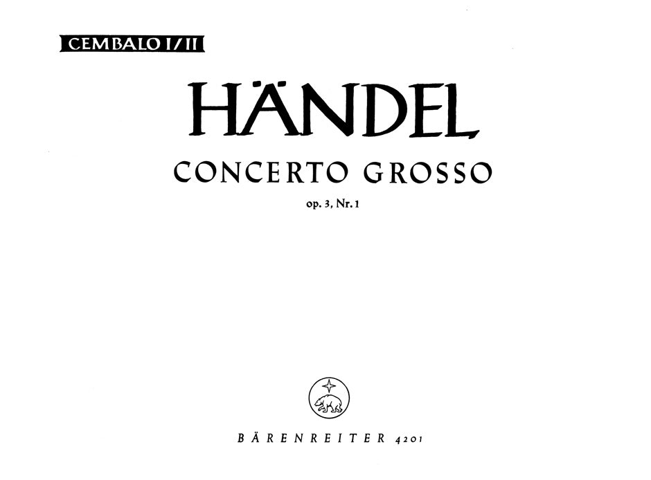 Handel: Concerto grosso in B-flat Major, HWV 312