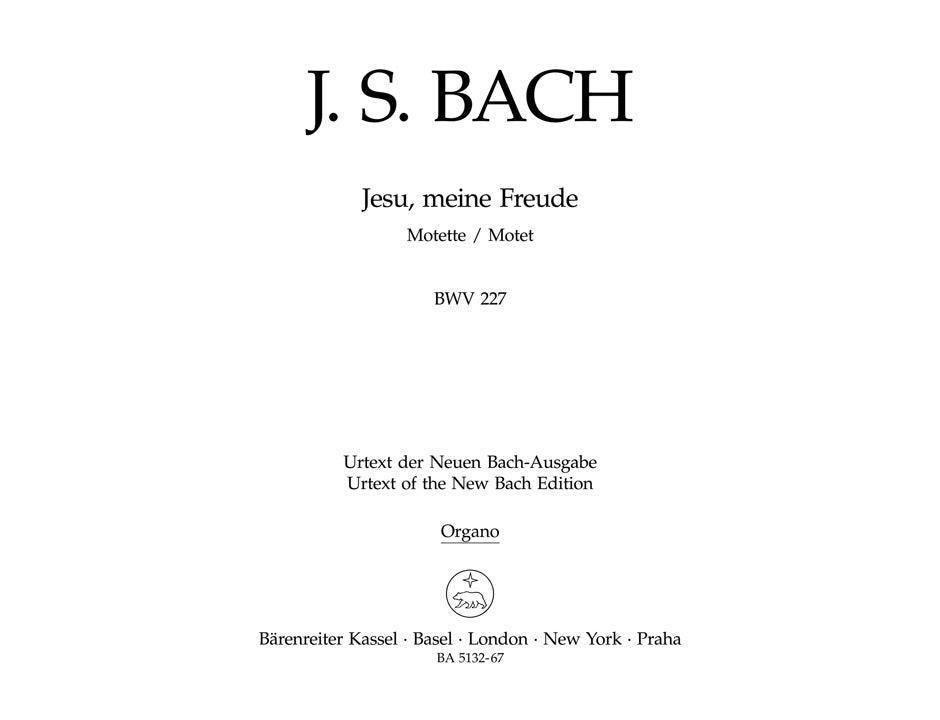 Bach: Jesu, meine Freude, BWV 227