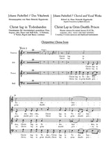 Pachelbel: Christ lay in grim death's prison