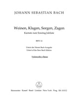 Bach: Weinen, Klagen, Sorgen, Zagen, BWV 12