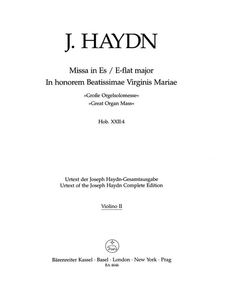 Haydn: Missa in honorem BVM in E-flat Major, Hob. XXII:4