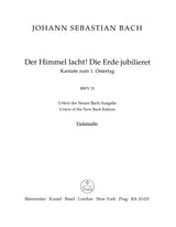 Bach: Der Himmel lacht! Die Erde jubilieret, BWV 31